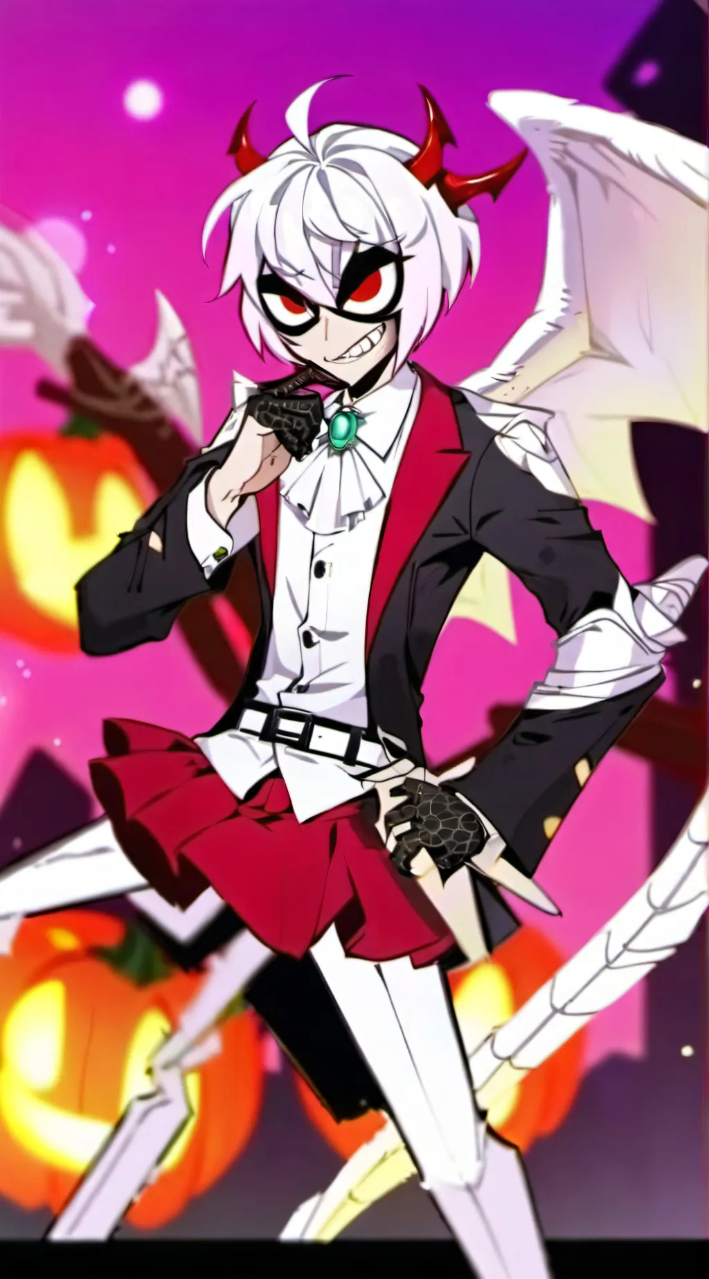 ai character: Angel, Val, Charli background