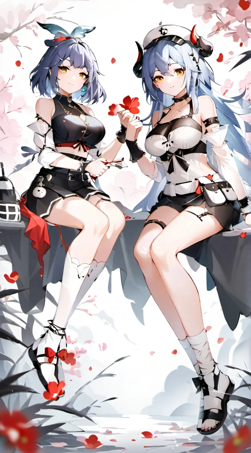 ai character: Mai and Lyla  background