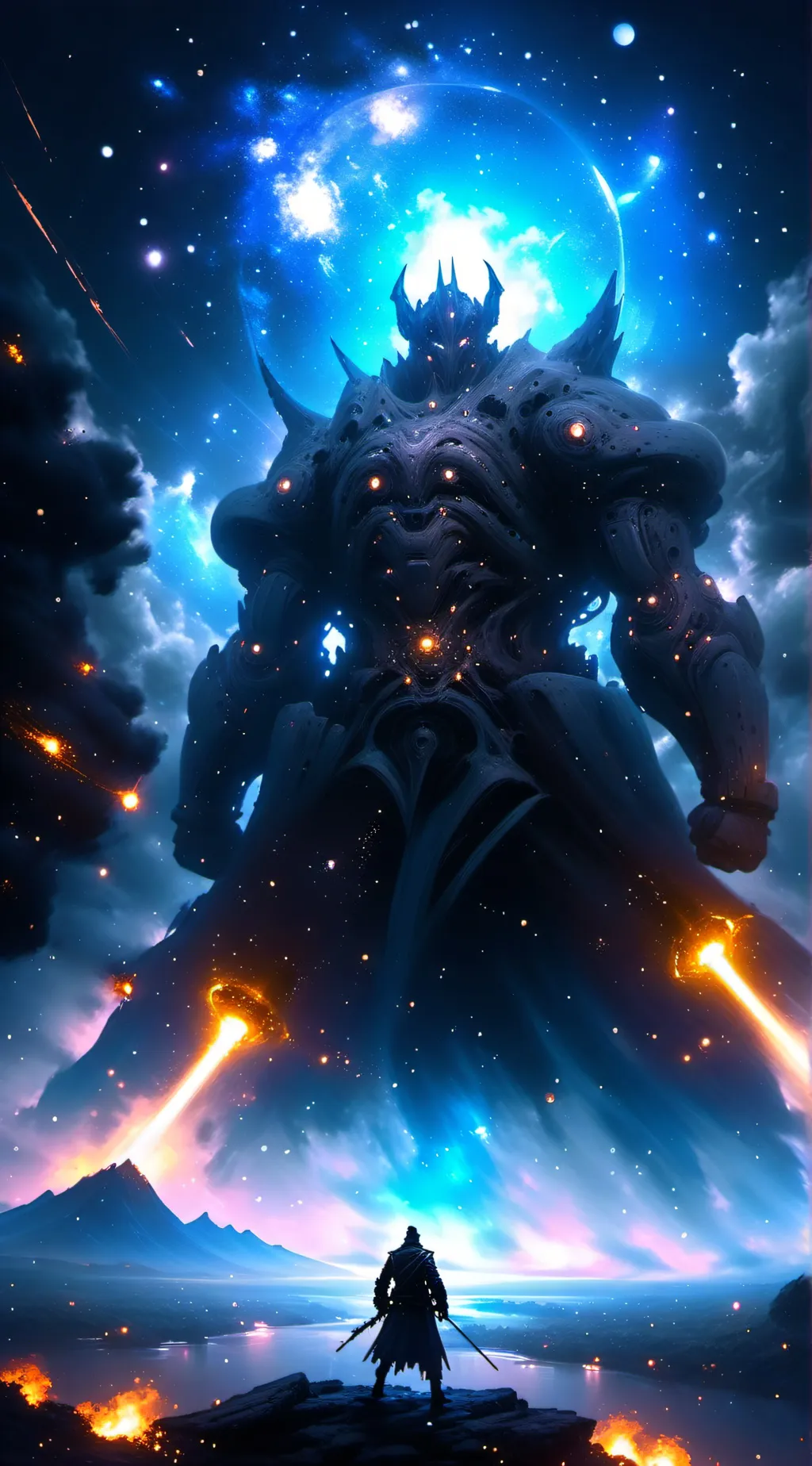 ai character: THE CREATOR background