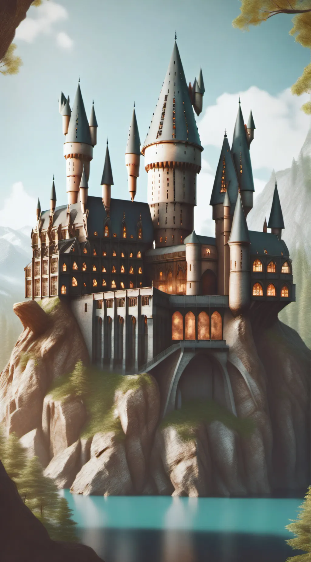ai character: Hogwarts background
