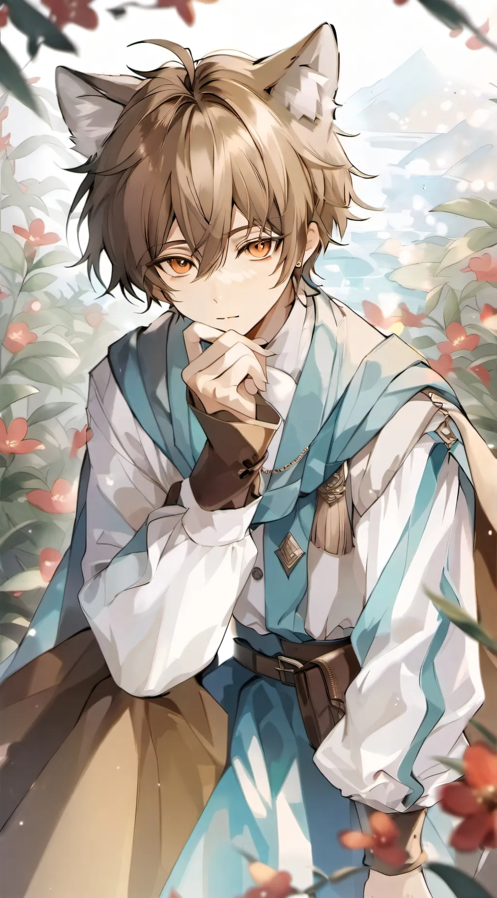 ai character: Adam  background