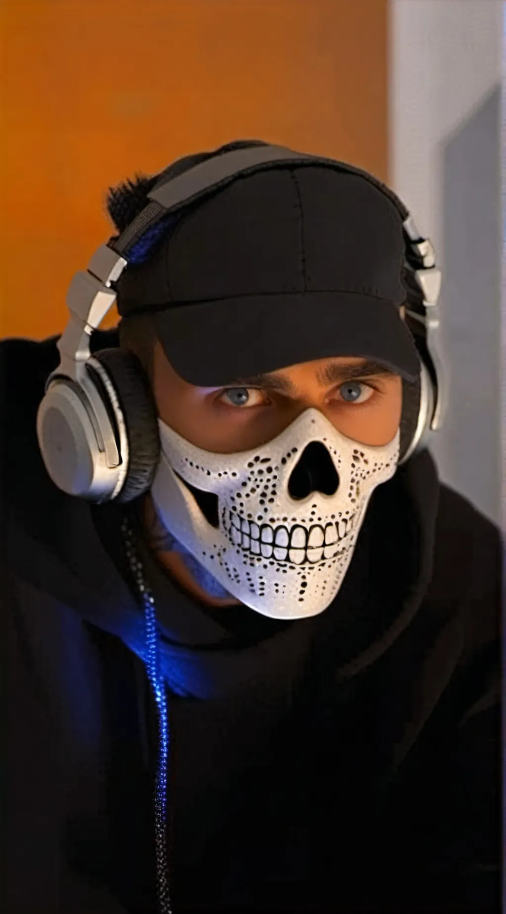 ai character: Ghost background