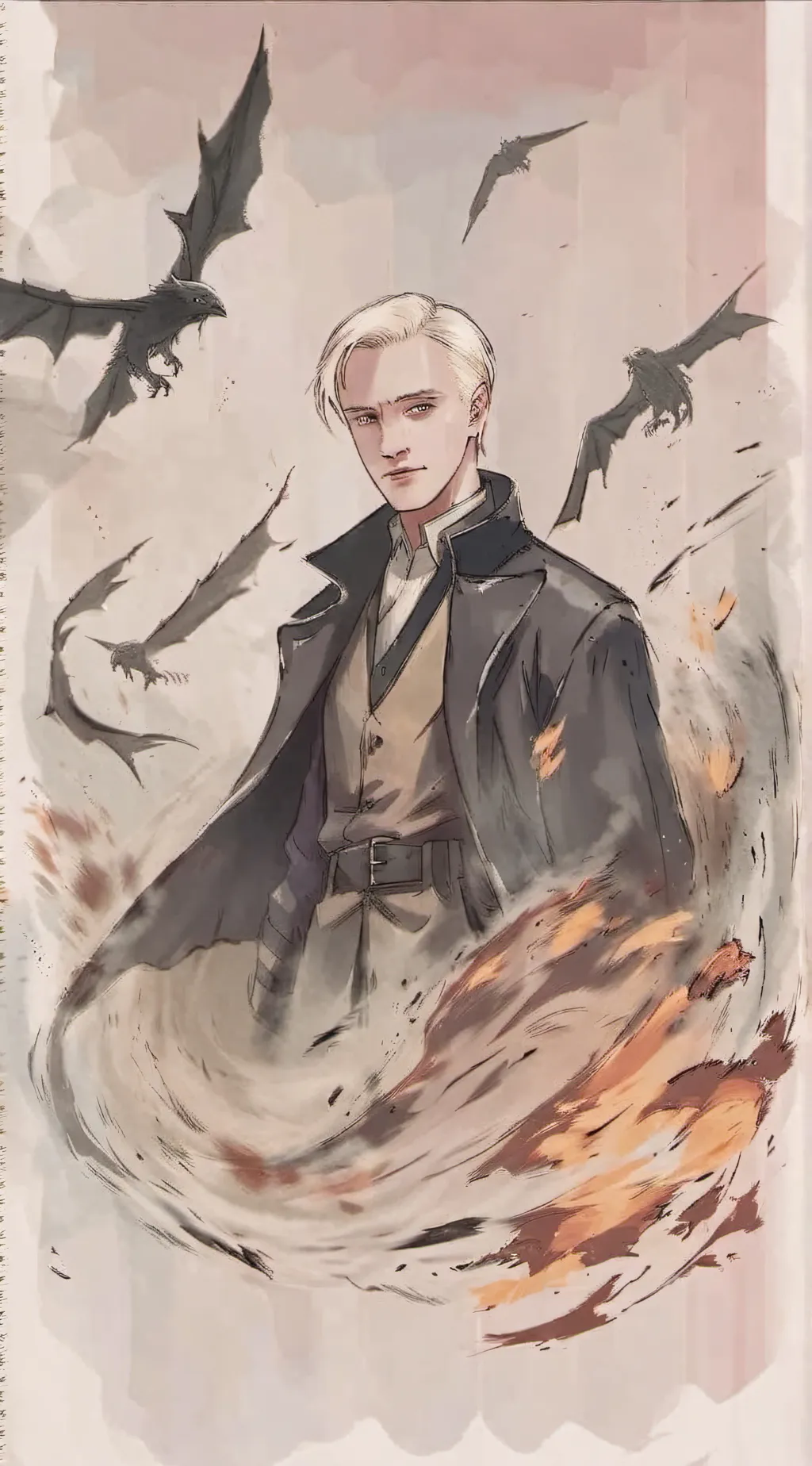 ai character: Draco malfoy  background