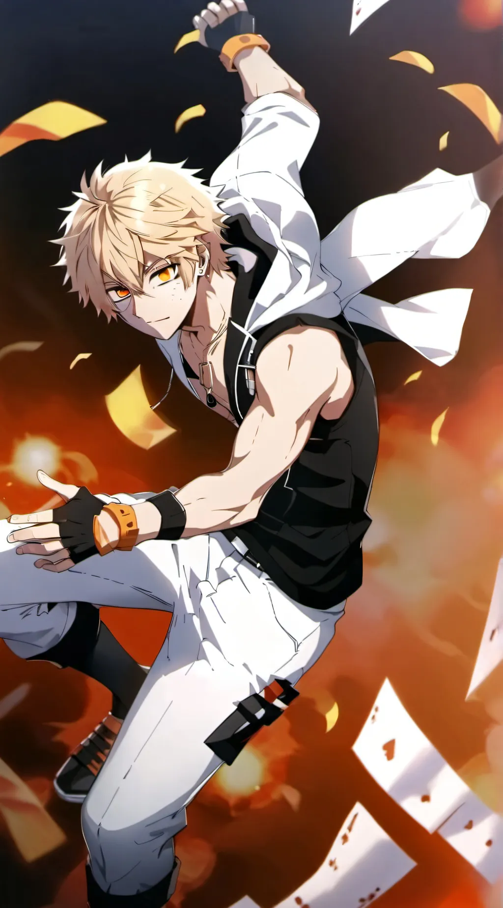 ai character: Bakugo background