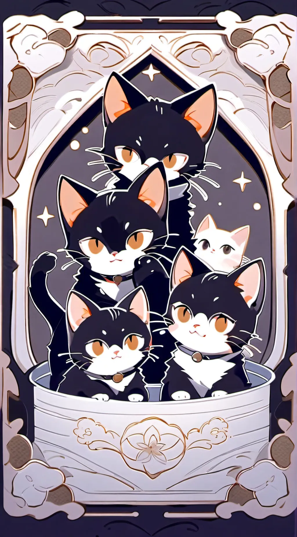 ai character: Cat family background