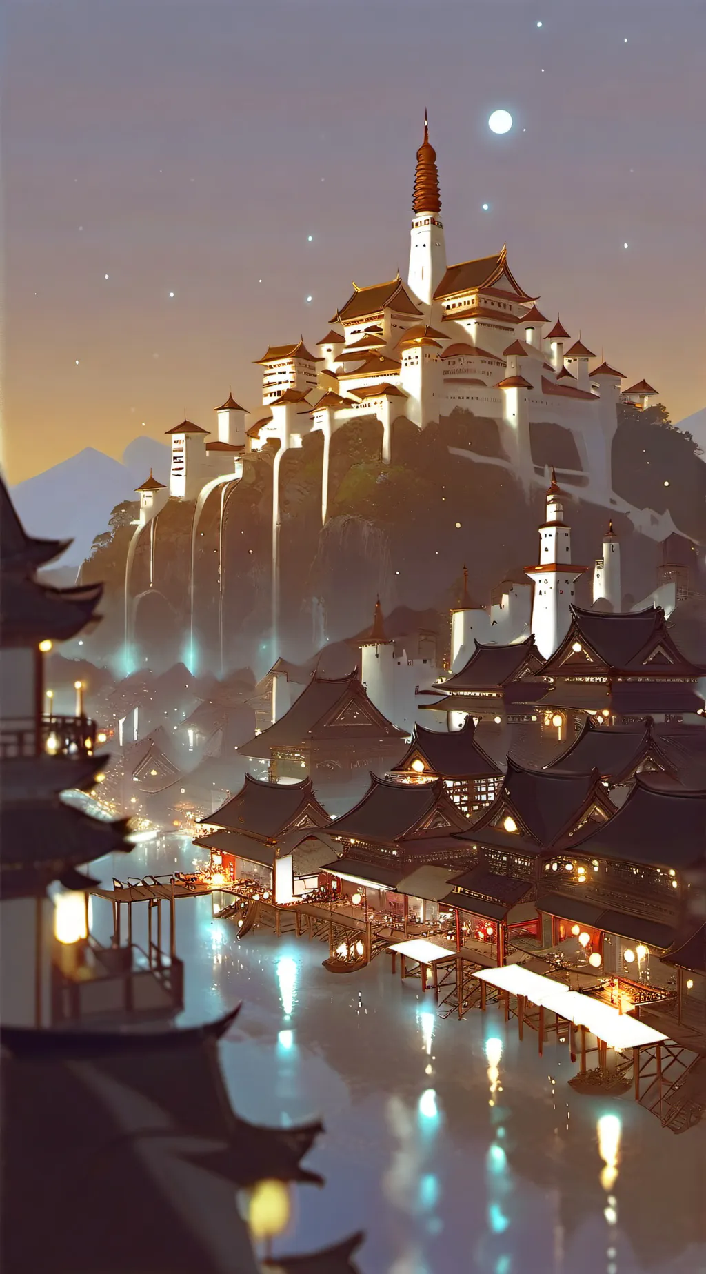 ai character: HASHIRA CONVENTION background