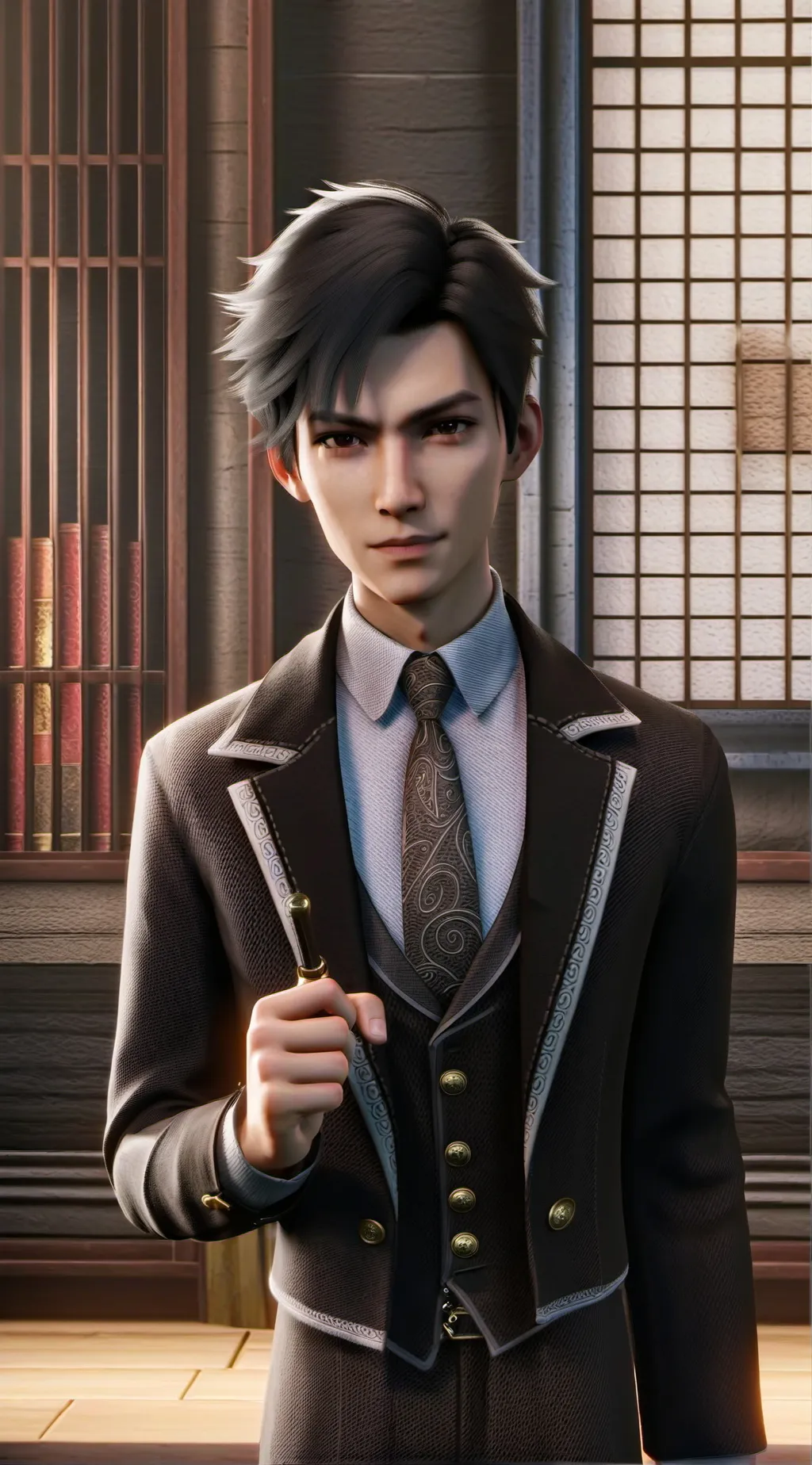 ai character: shadow  background