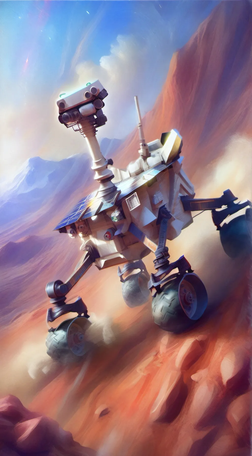 ai character:  spirit background