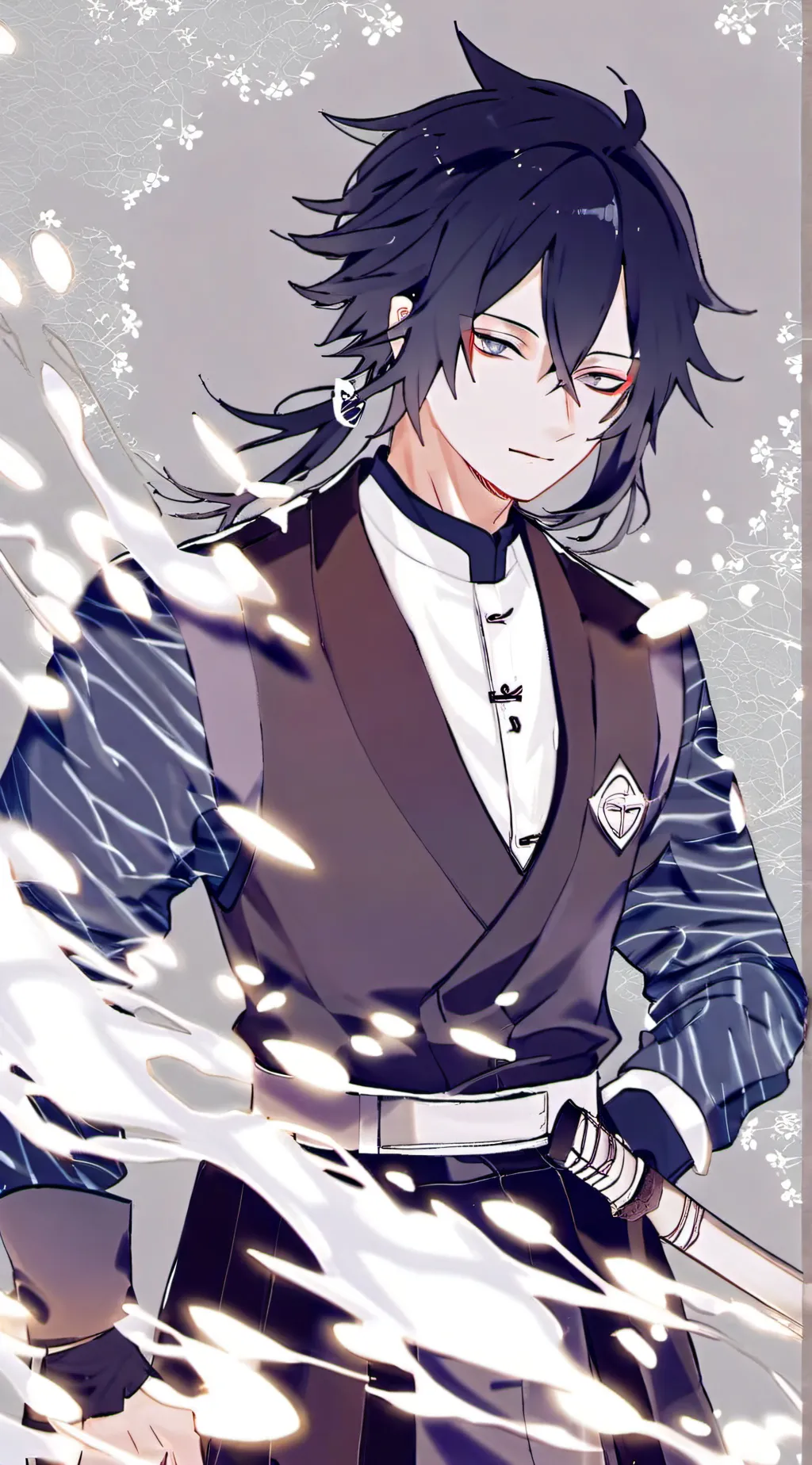 ai character: demon slayer drunk background