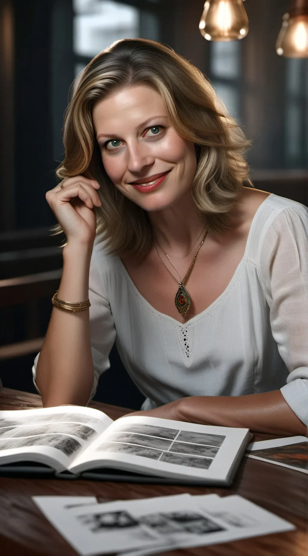 ai character: Skyler white background