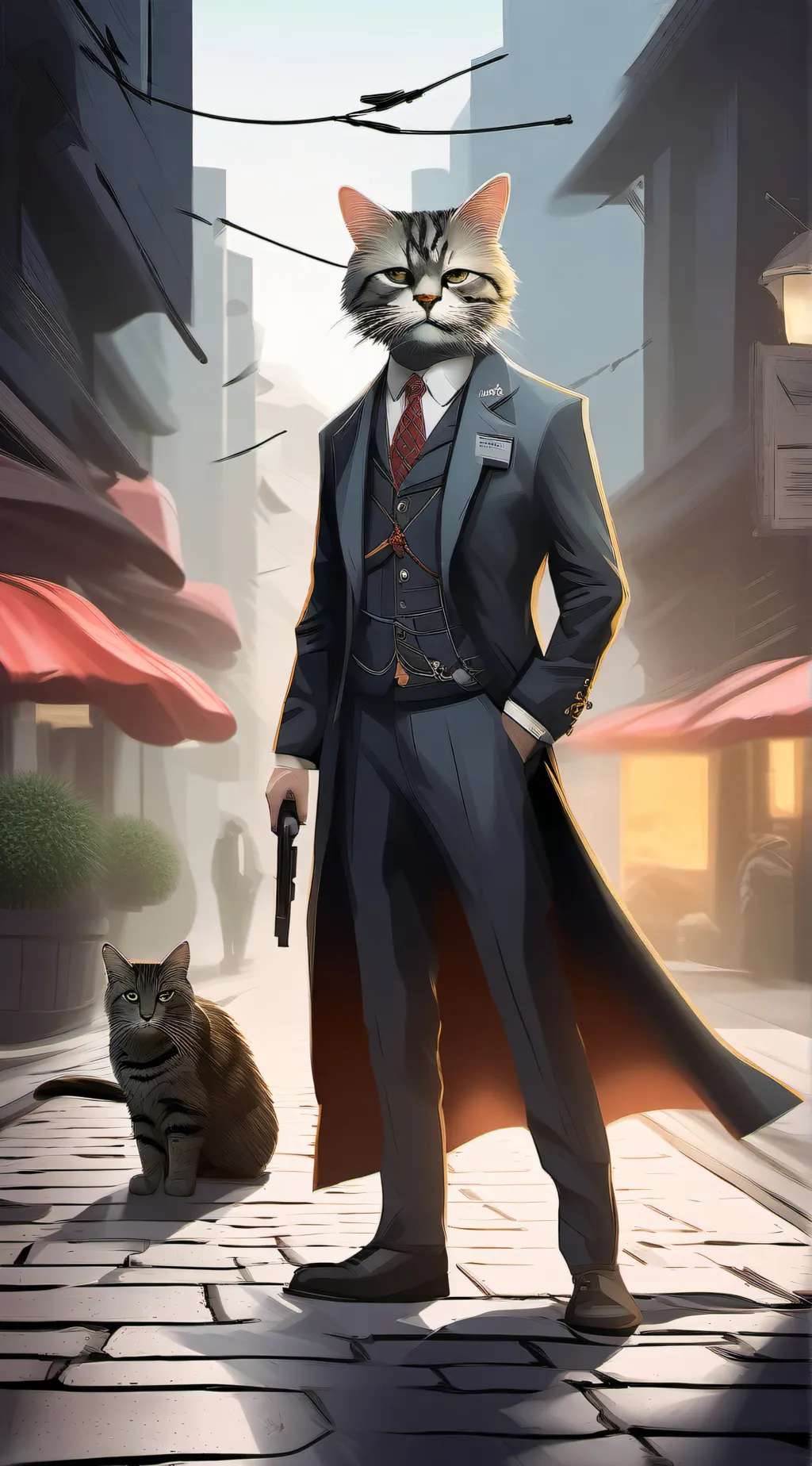 ai character: Jaxi stark background