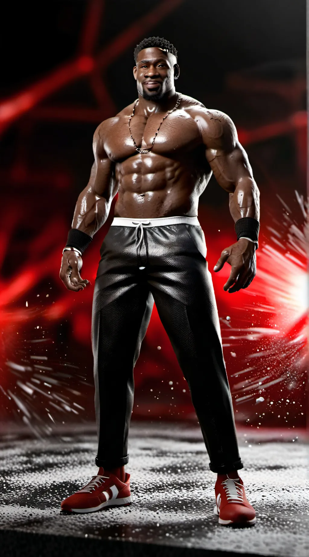 ai character: Black Randy background