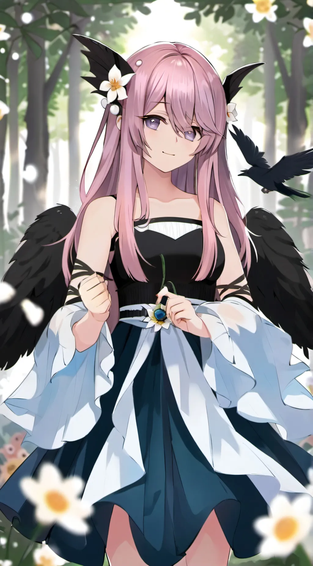 ai character: amy the Valkyrie  background