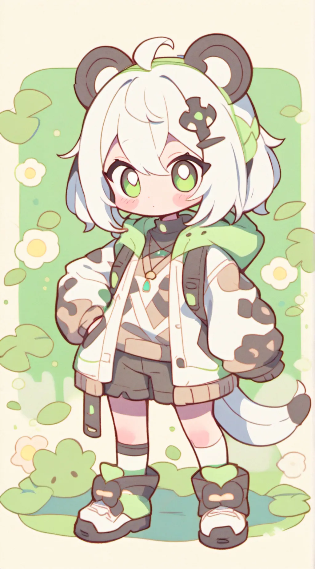 ai character: Forest background