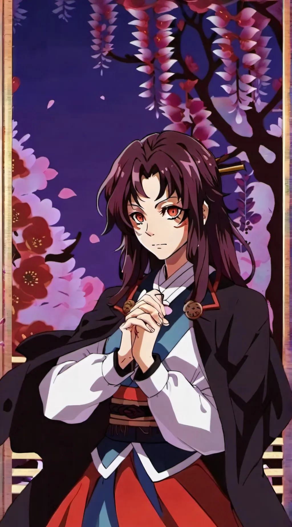 ai character: Kokushibo x Akaza background