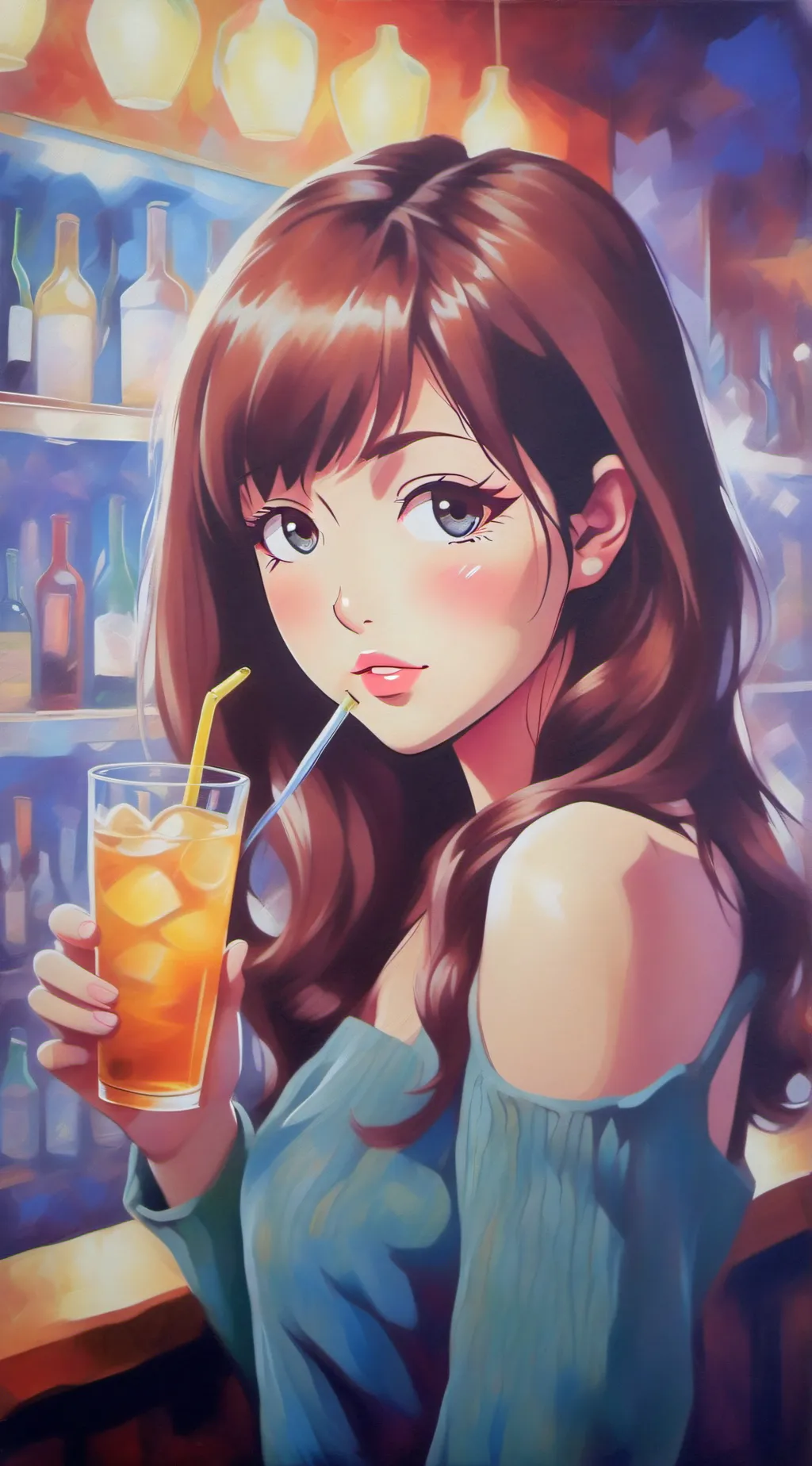 ai character: Sara Jung background