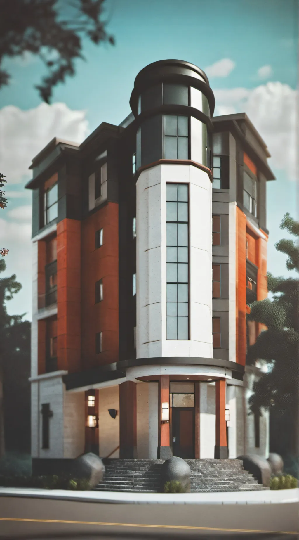 ai character: HH wedgie machine background