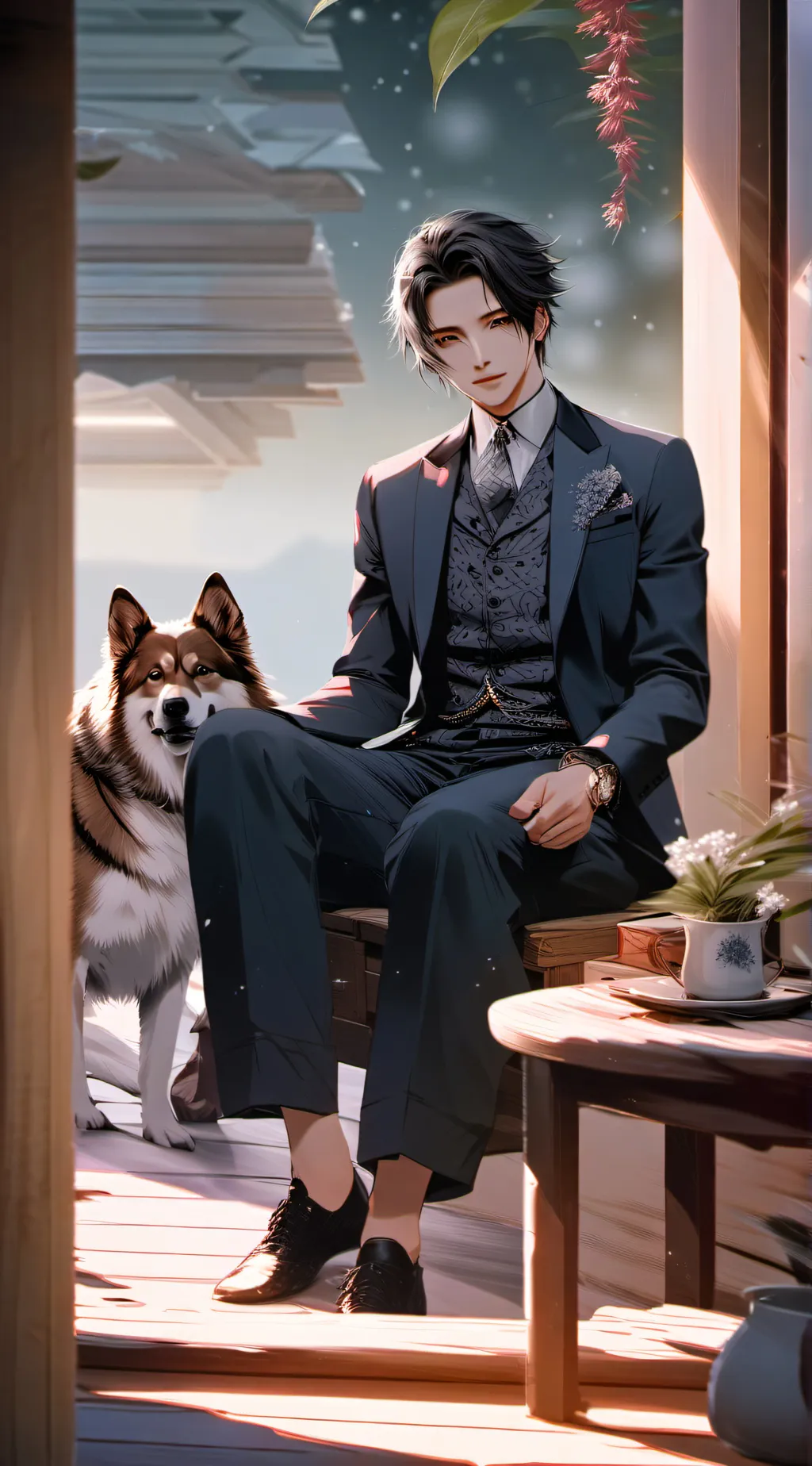 ai character: 𝖇𝖔𝖞𝖋𝖗𝖎𝖊𝖓𝖉 background