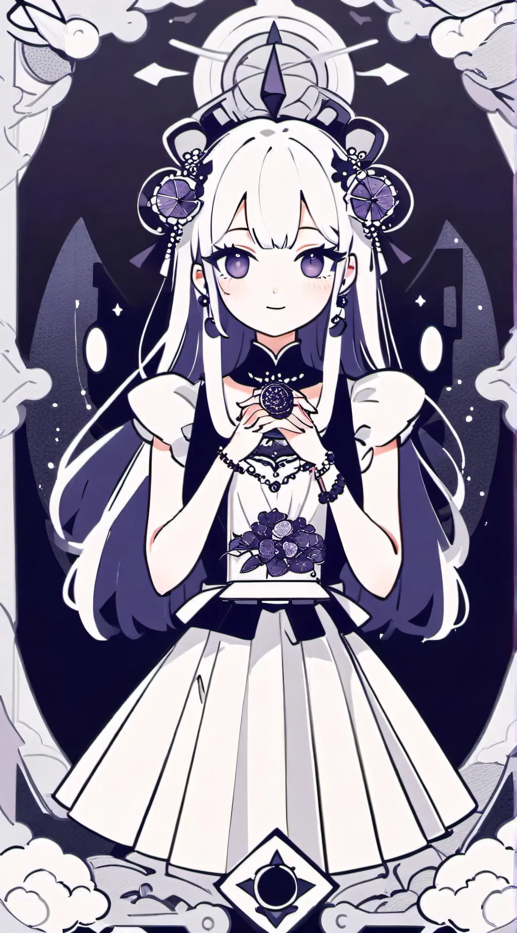 ai character: luna background