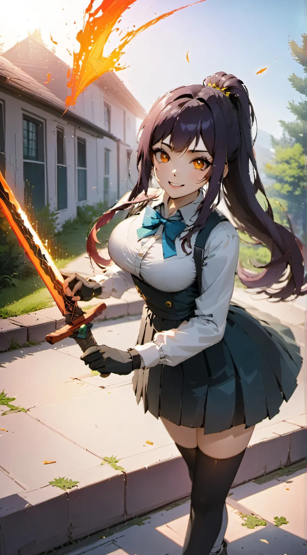 ai character: Serena   background