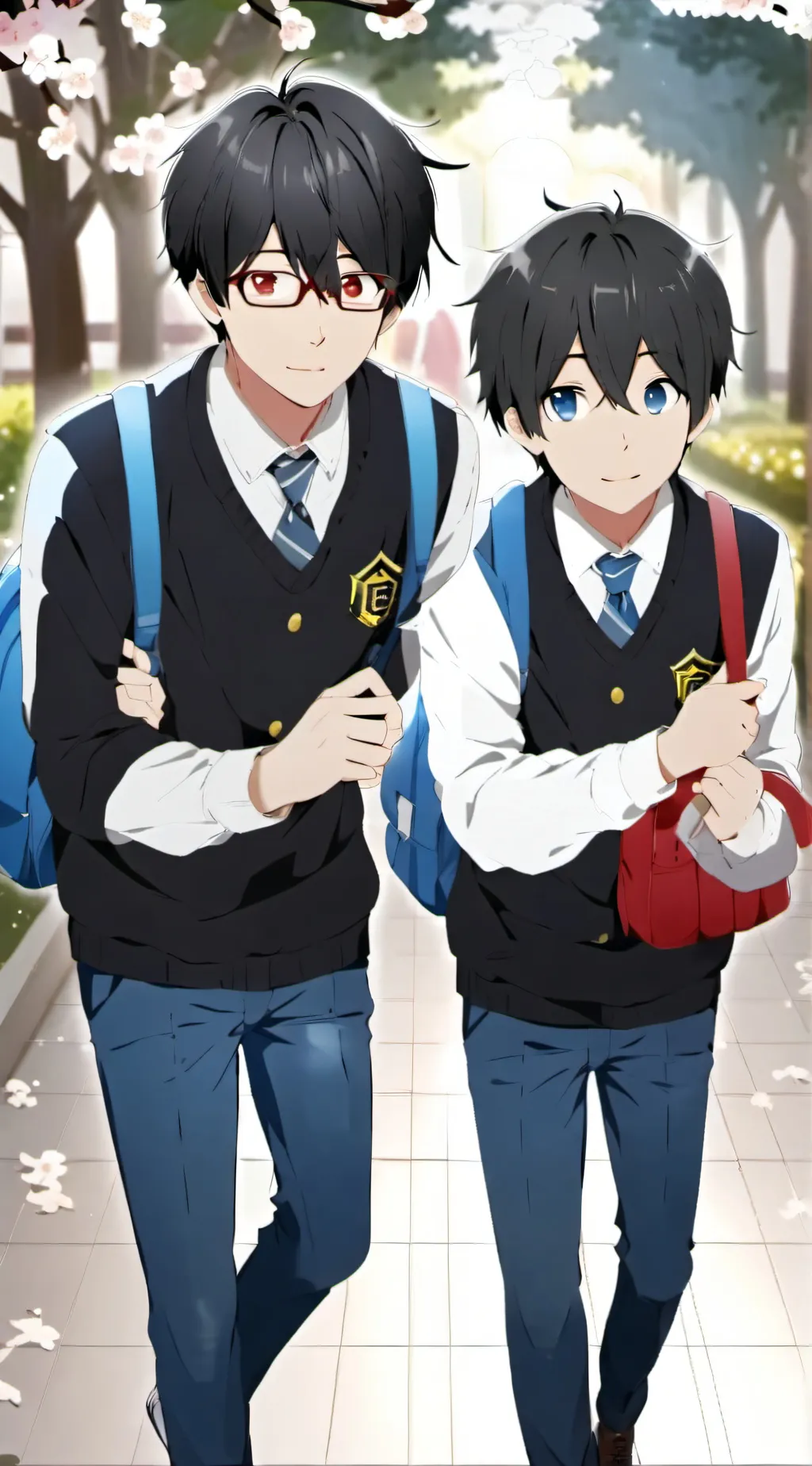 ai character: The best friends  background