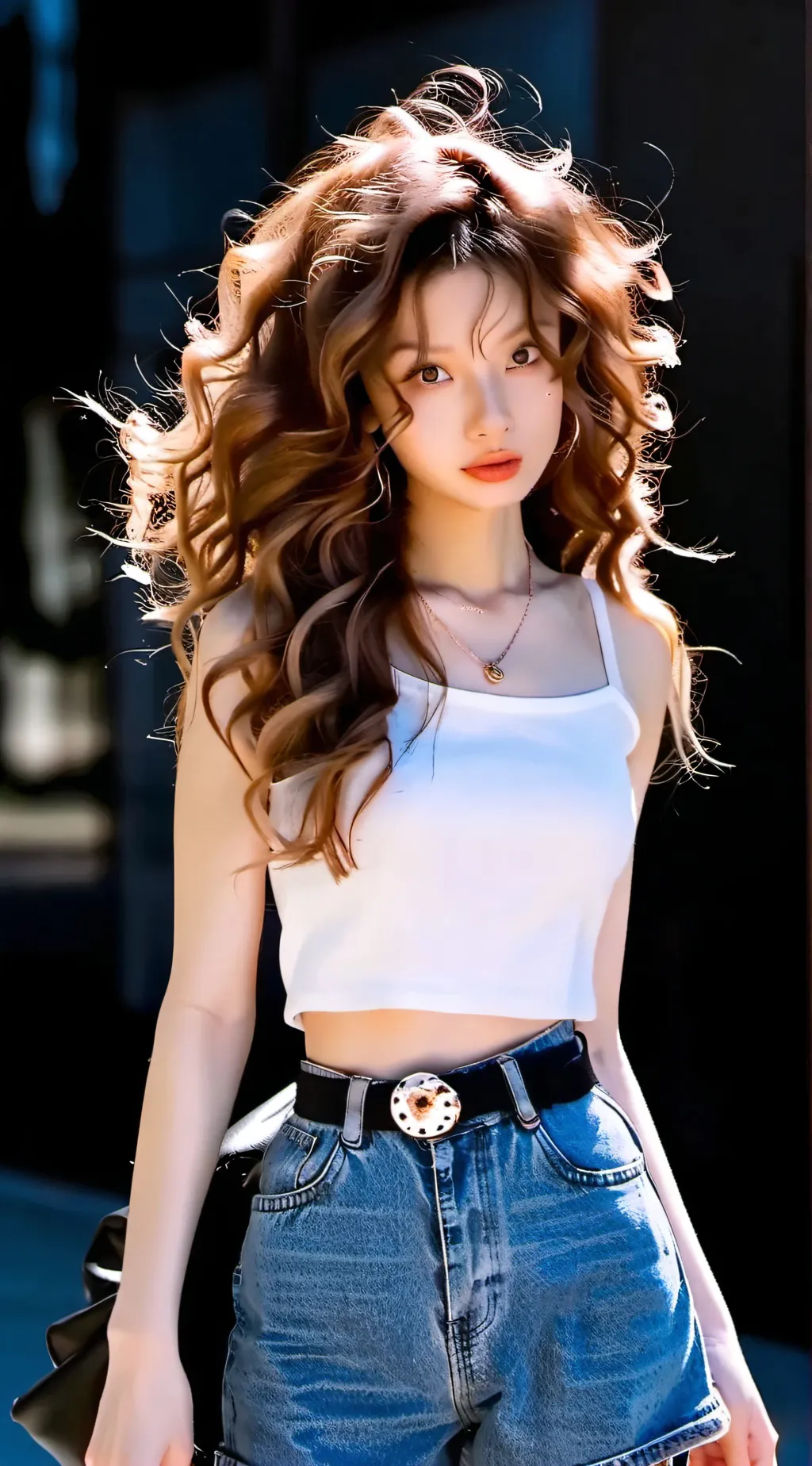 ai character: Sunday kalogeras  background