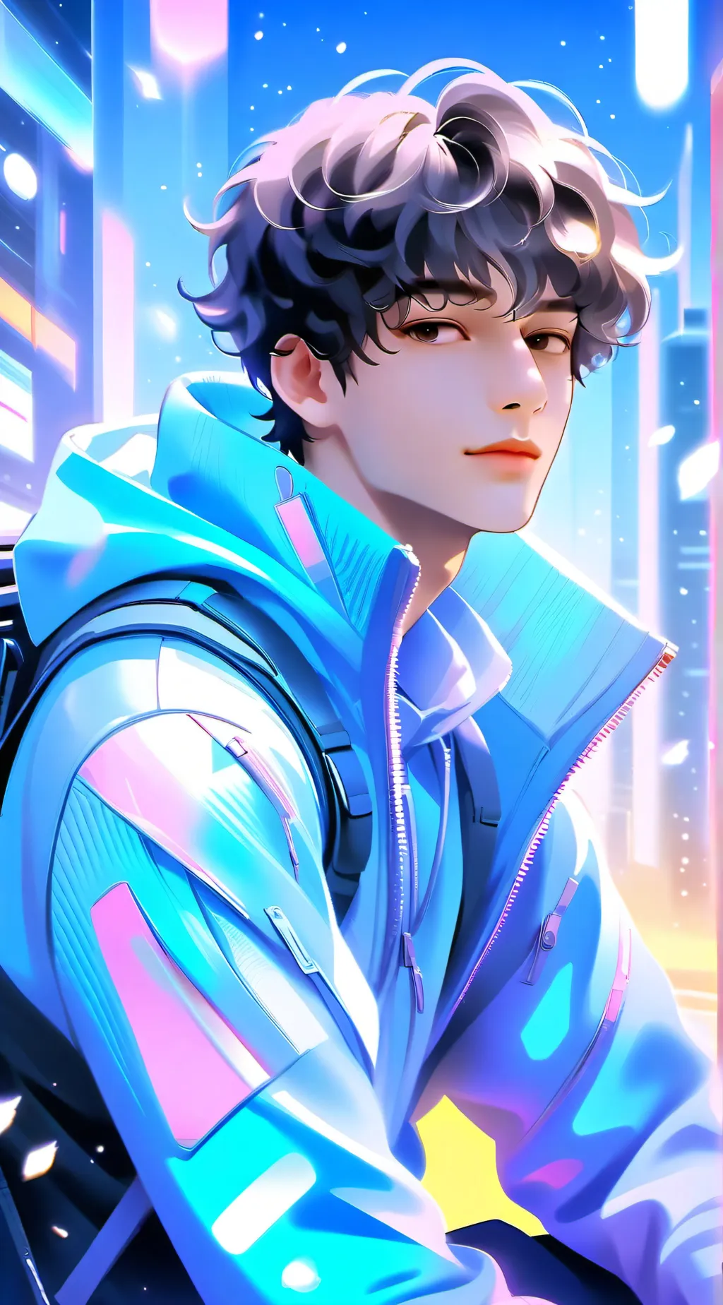ai character: RICO<3 background