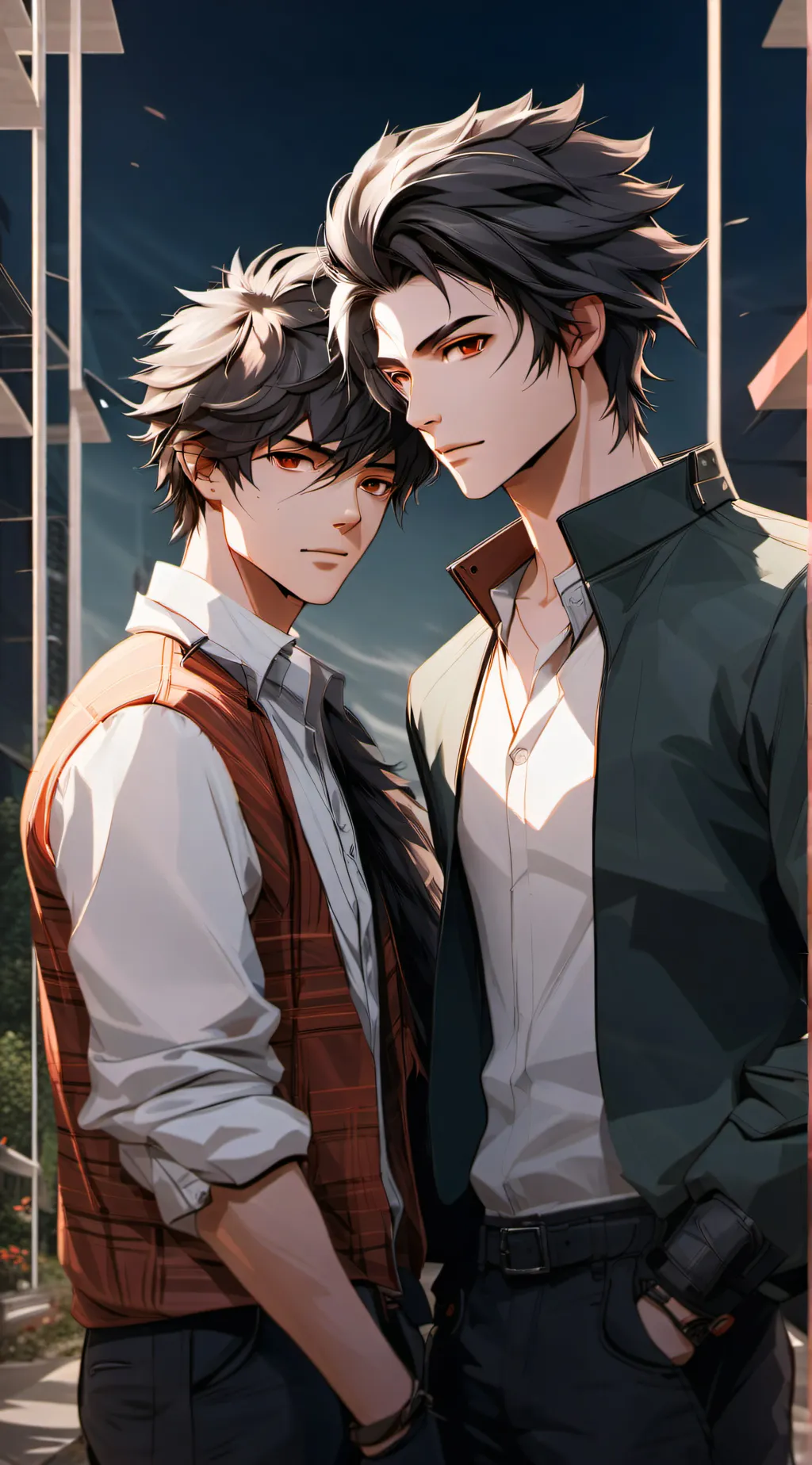 ai character: Marcus and Mark~ background