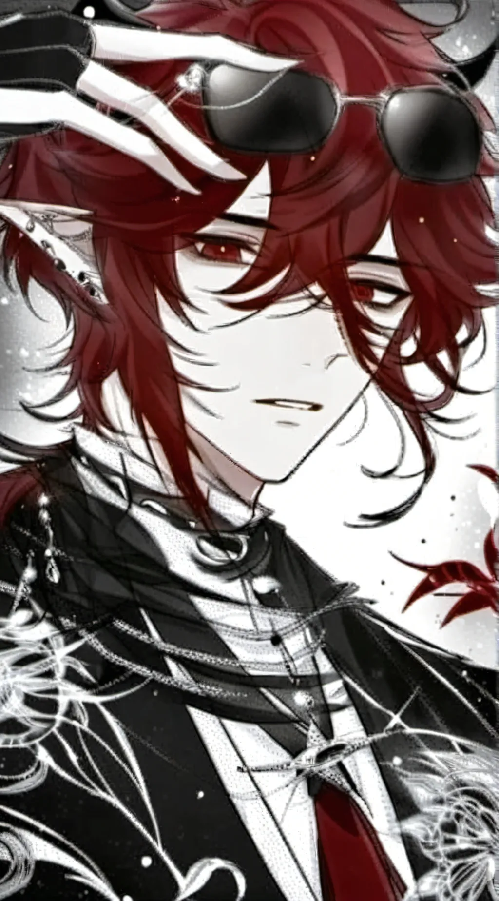 ai character: ° Aaron ° background