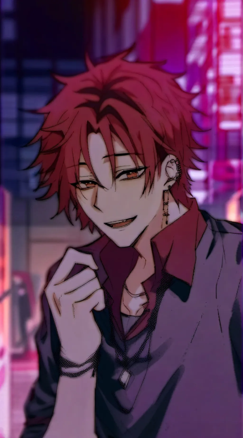 ai character: Ashton  background