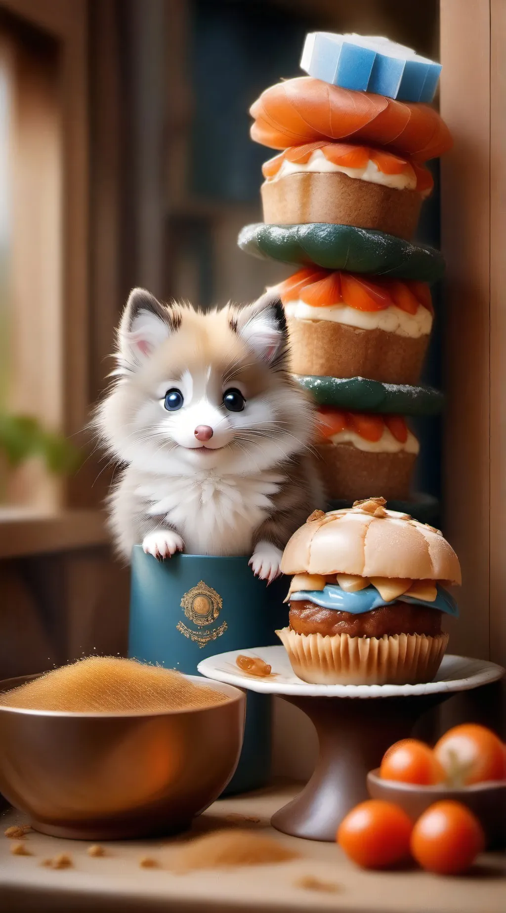 ai character: Lil Chef background