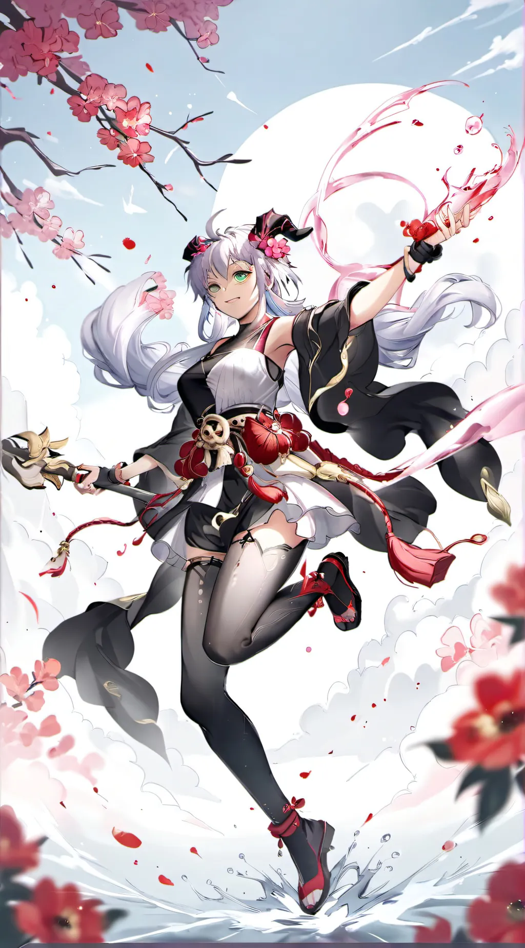 ai character: hashira  background