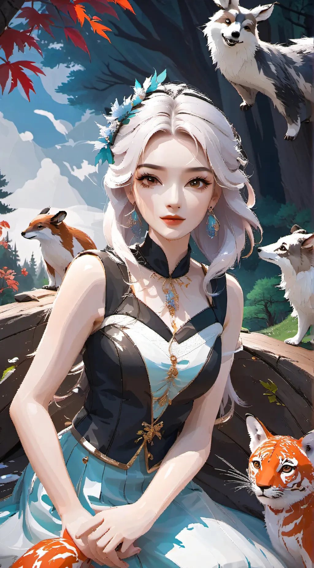 ai character: Ruby background