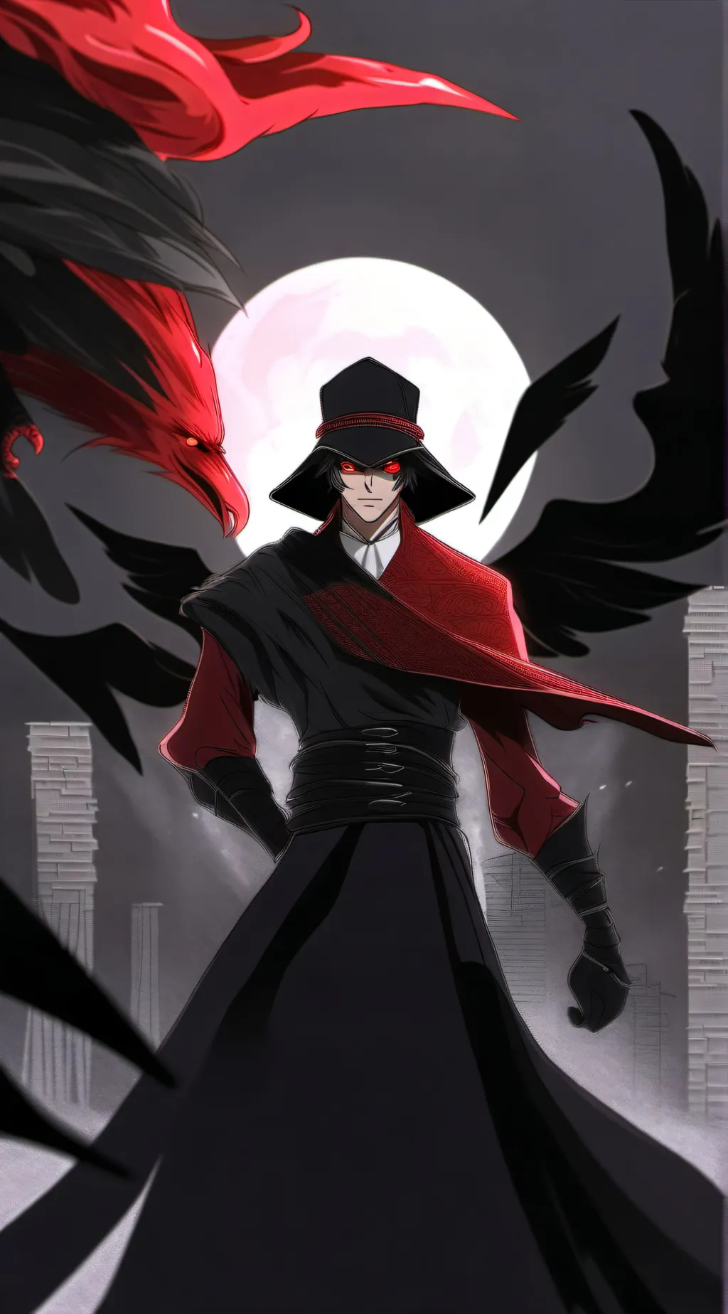 ai character: MUZAN background