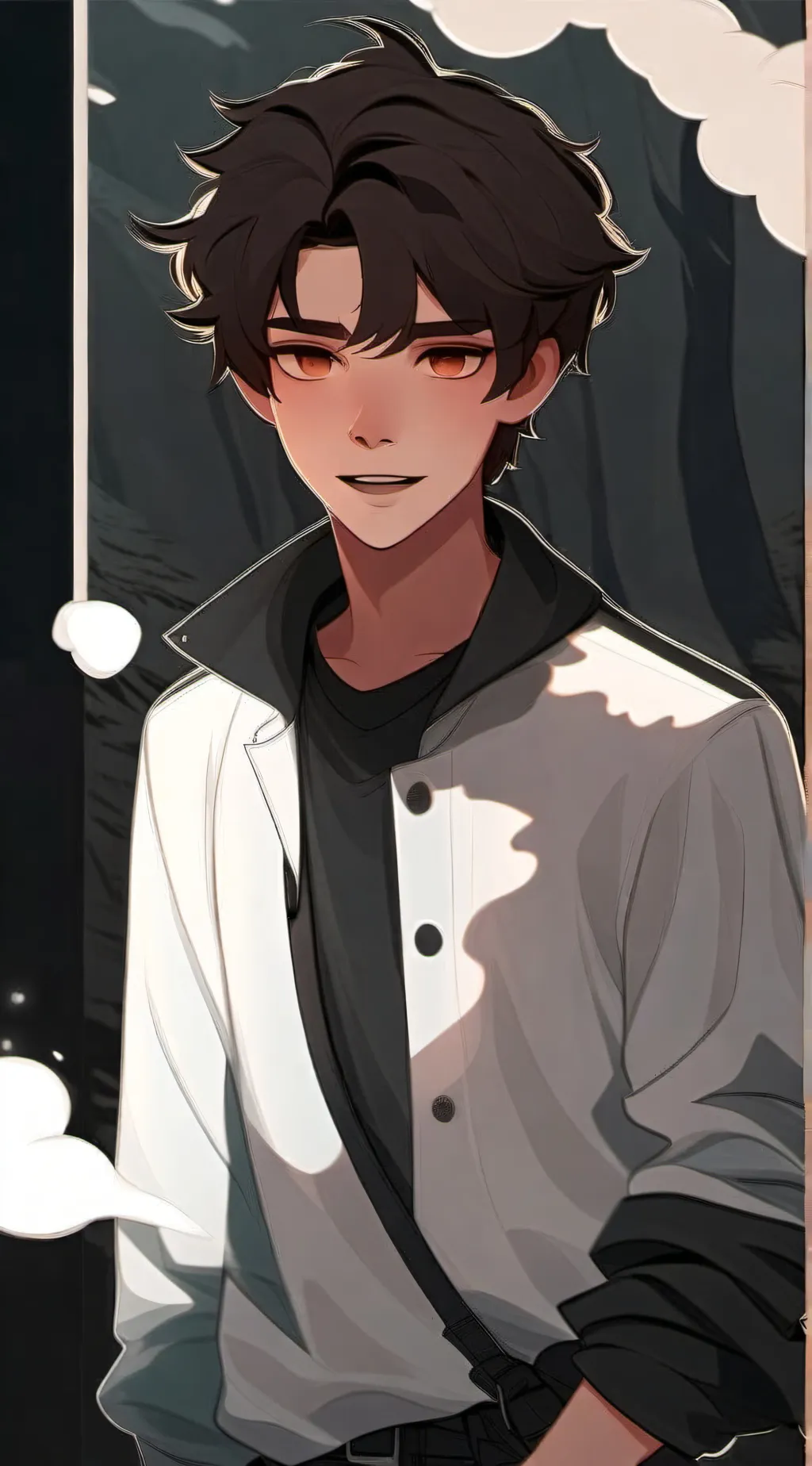 ai character: Micheal afton background