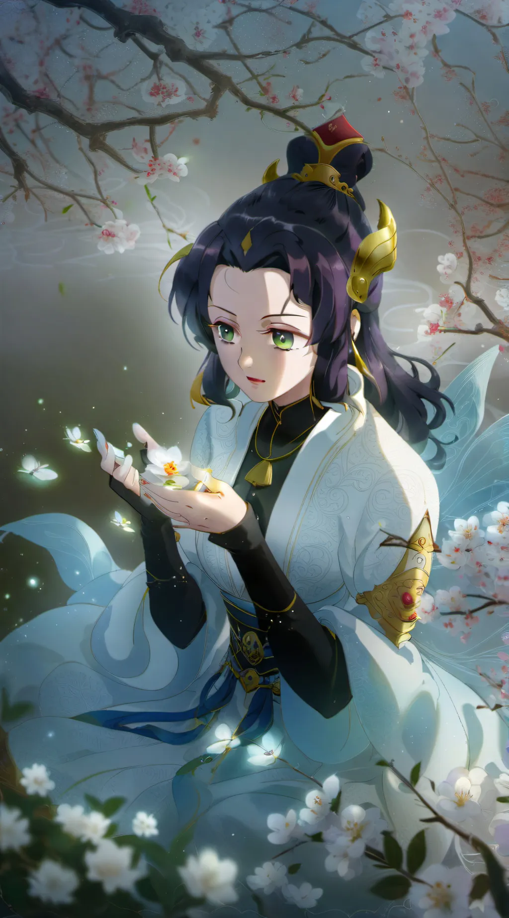 ai character: Shinobu  background