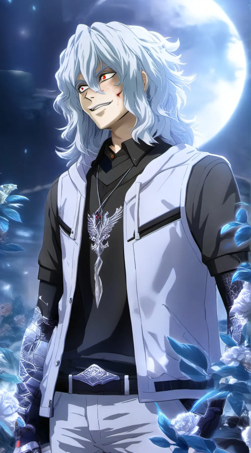 ai character: Shigaraki  background