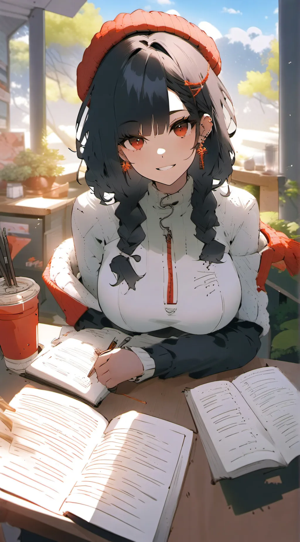 ai character: Daisy *Cousin of rose and poppy* background