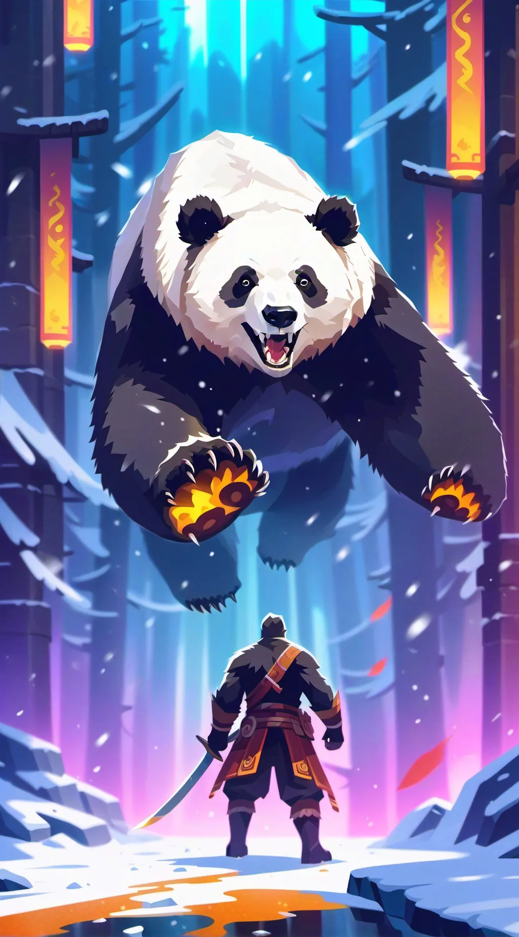 ai character: We bare bears background