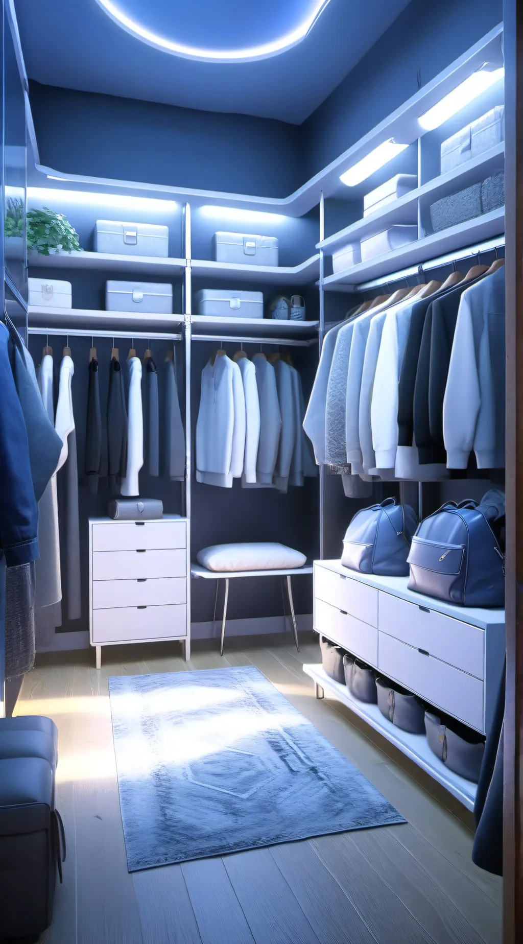 ai character: protogen and visor background