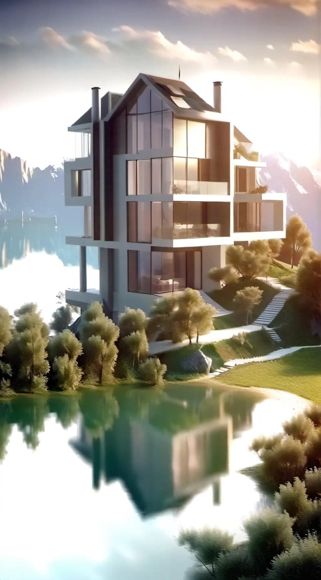 ai character: Lemarcuzs factory  background