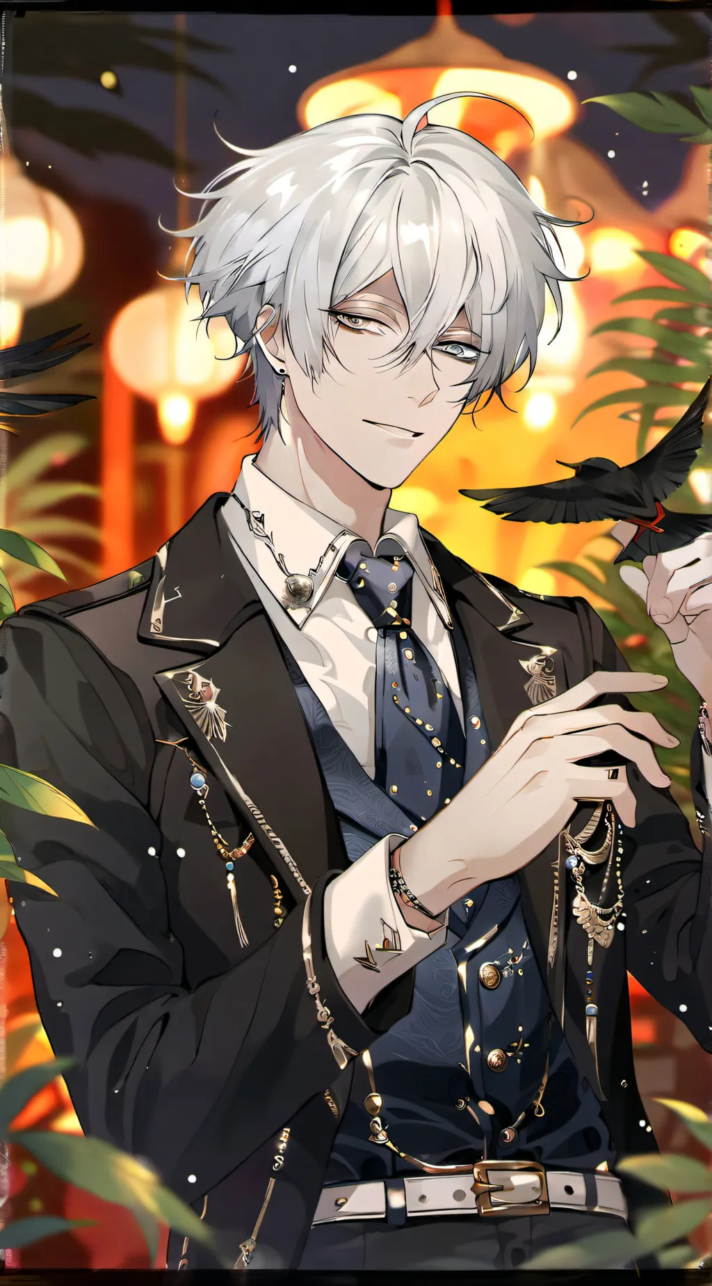 ai character: art background