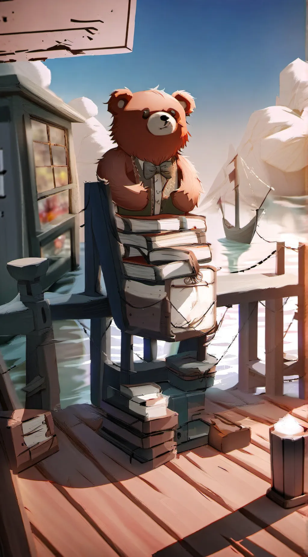 ai character: Finish the lyrics background