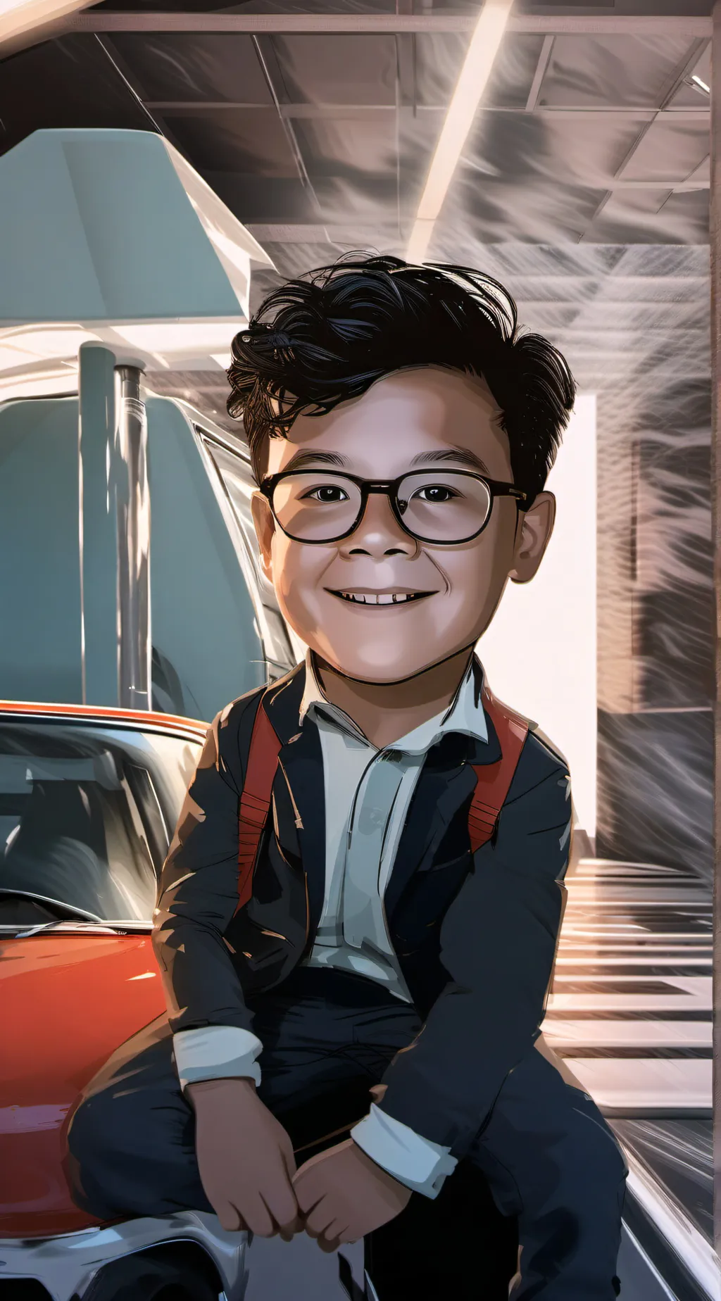 ai character: King Parker  background