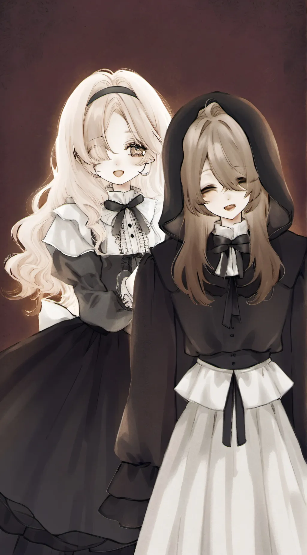 ai character: Platinum and mia background