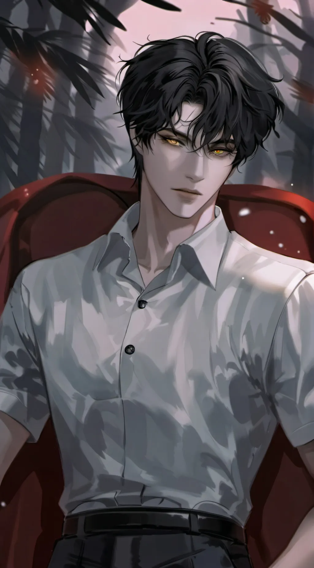 ai character: Sebastian  background