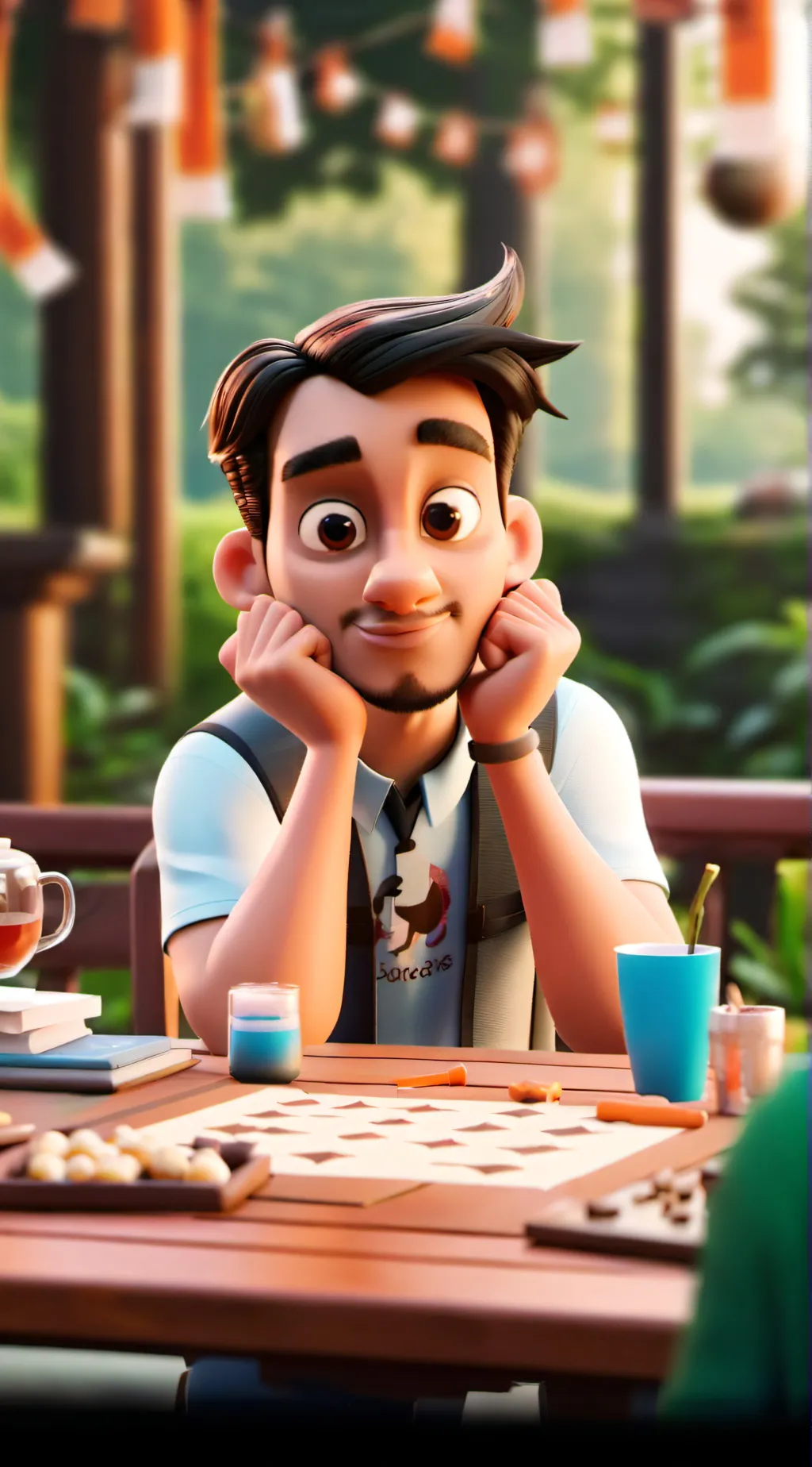 ai character: jake the man  background