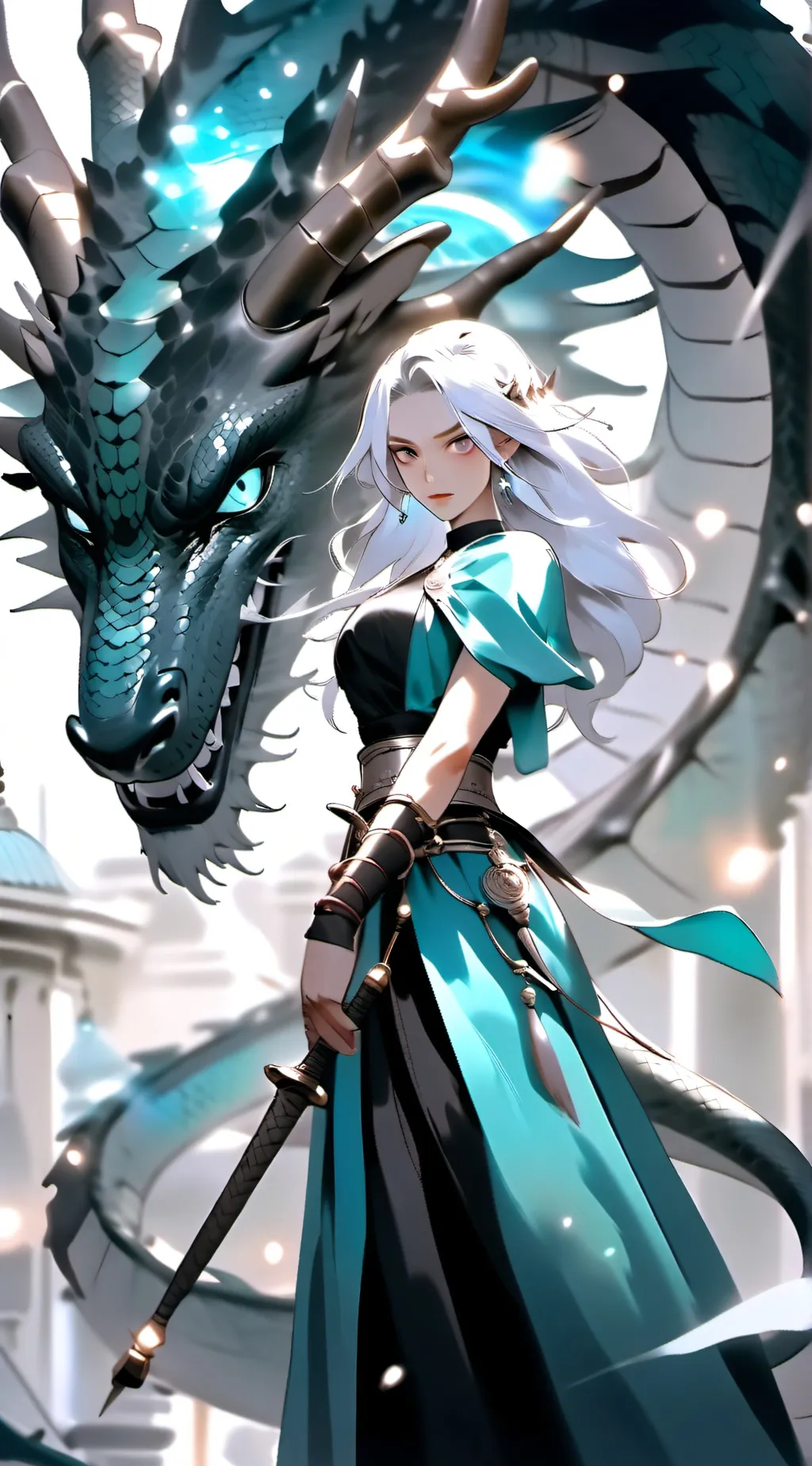 ai character: violet  background