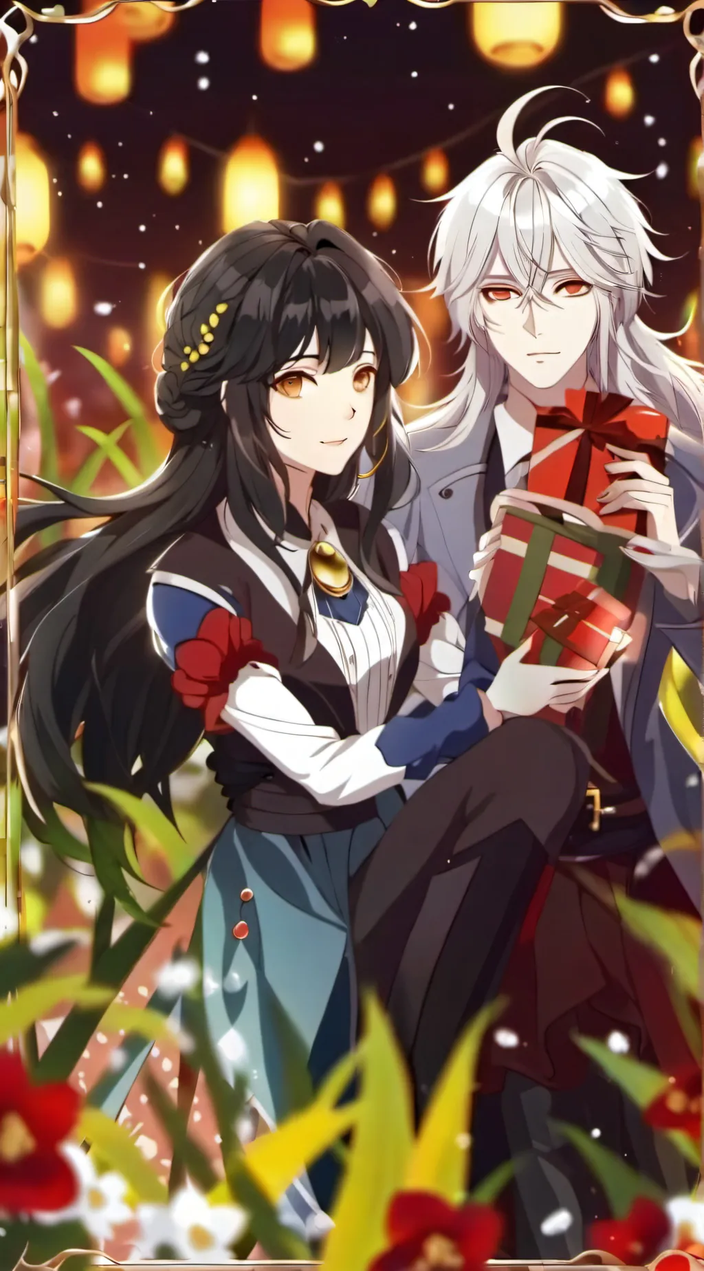 ai character: jacob and  mia  background