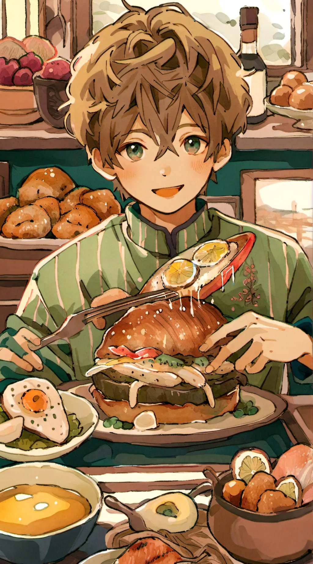 ai character: ~°lieo-cho°~ background